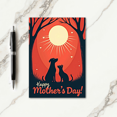 Loving Companions Mothers Day Card
