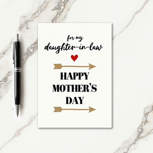 Loving Daughterinlaw Card