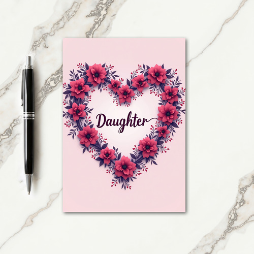 Loving Daughters Day Card