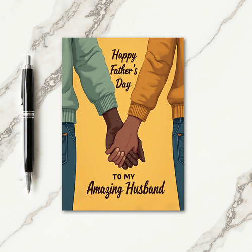 Loving Embrace Fathers Day Card