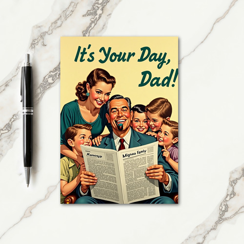 Loving Family Fathers Day Card