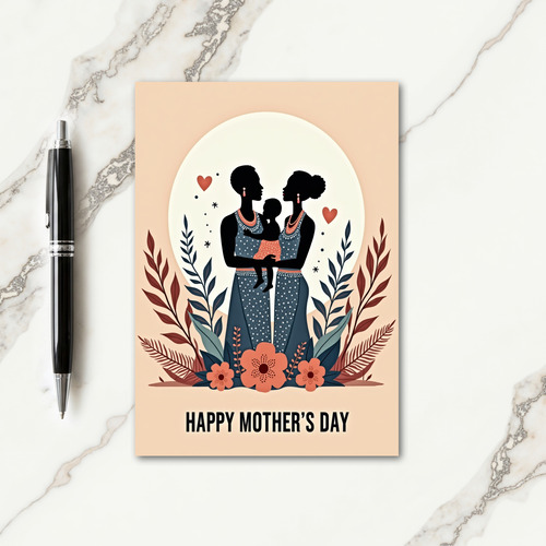 Loving Family Illustration Card