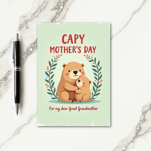 Loving Familys Mothers Day Card