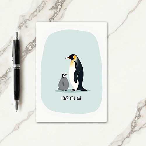 Loving Father Bird Card
