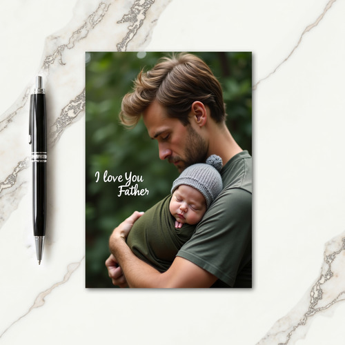 Loving Father Infant Art Card