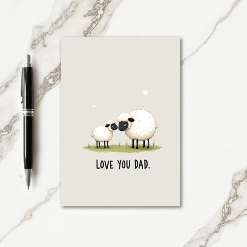 Loving Fathers Day Art Card