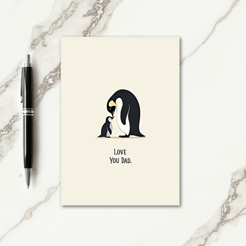 Loving Fathers Day Bird Card