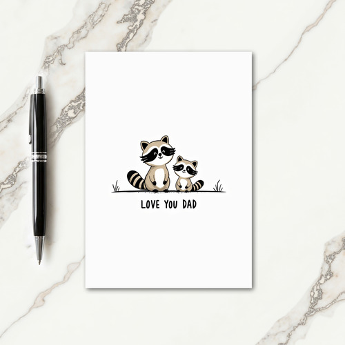 Loving Fathers Day Cub Card