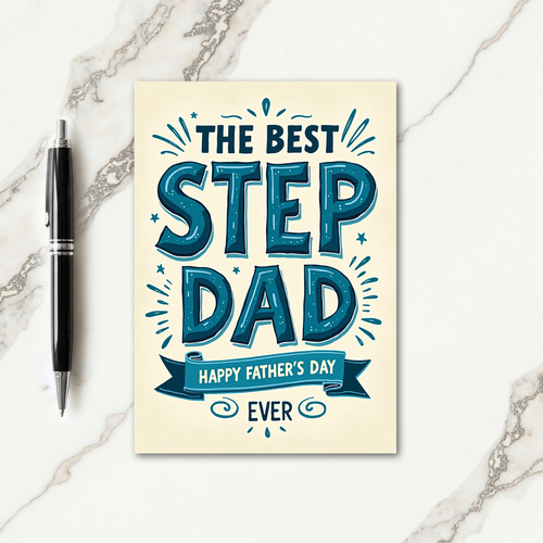 Loving Fathers Day Cutout Card