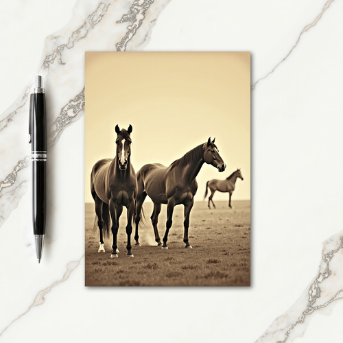 Loving Fathers Day Equine Card