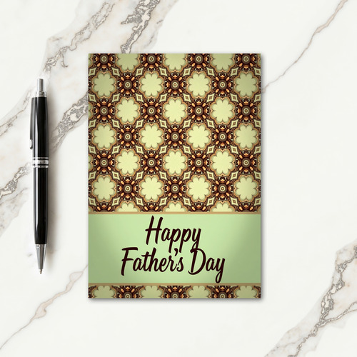 Loving Fathers Day Floral Card