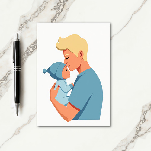 Loving Fathers Day Kiss Card