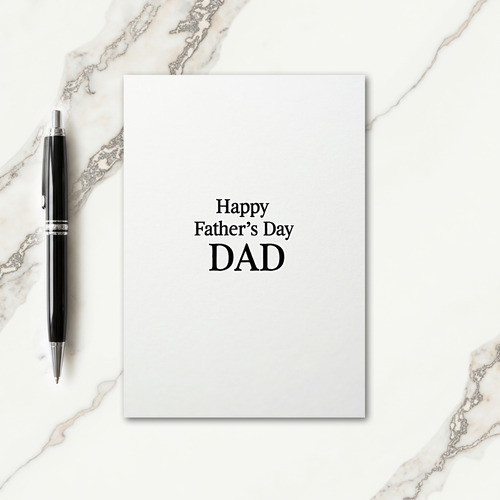 Loving Fathers Day Letter Card