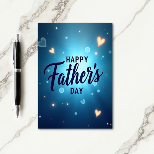 Loving Fathers Day Lights Card