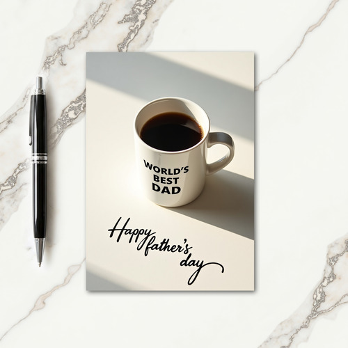 Loving Fathers Day Mug Card