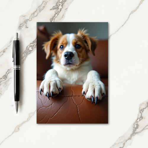 Loving Fathers Day Pup Card