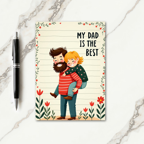 Loving Fathers Day Ride Card