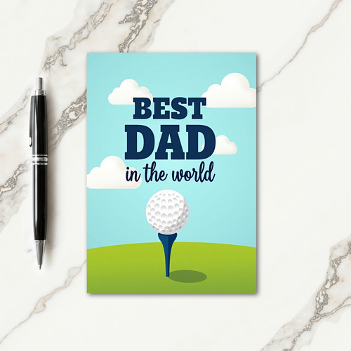 Loving Fathers Day Scenery Card