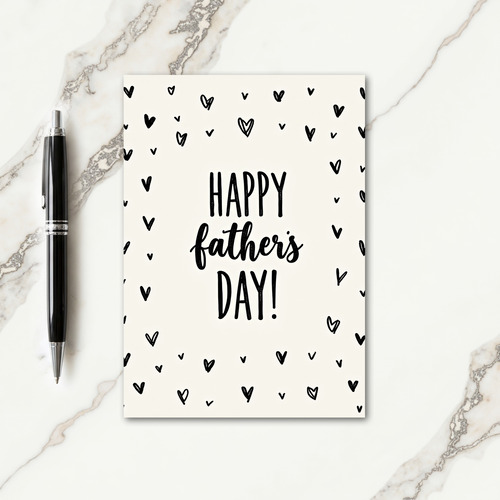 Loving Fathers Day Shapes Card