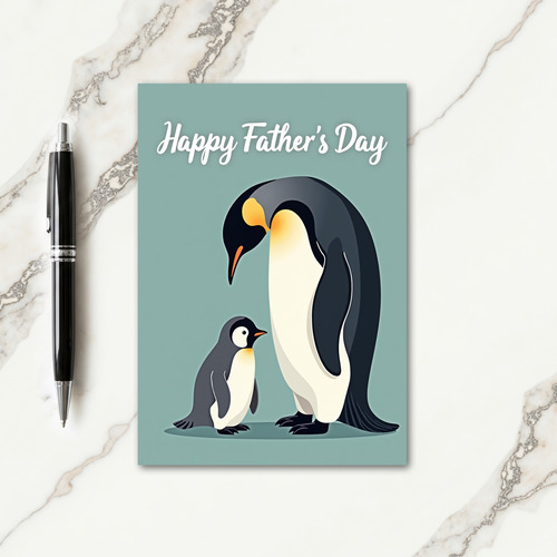 Loving Fathers Day Shorebird Card