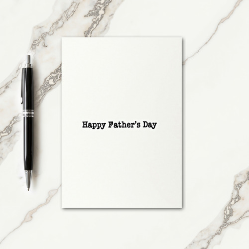 Loving Fathers Day Stencil Card