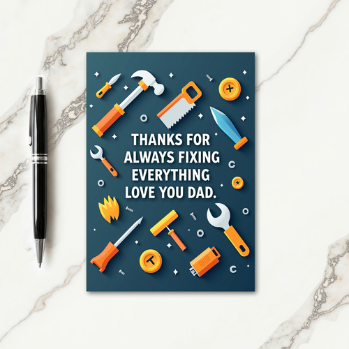 Loving Fathers Day Toolkit Card