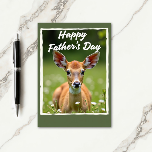 Loving Fathers Day Wildlife Card