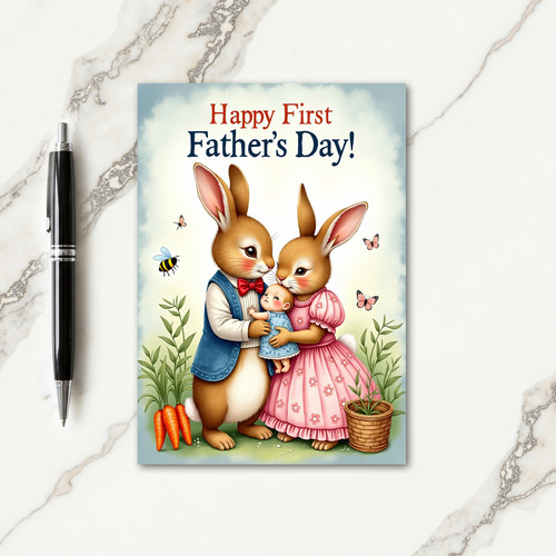 Loving First Fathers Day Card