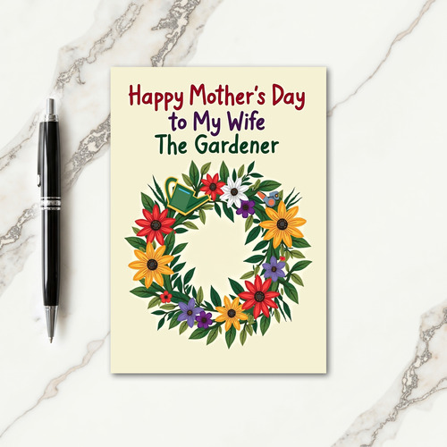 Loving Gardener Mothers Day Card