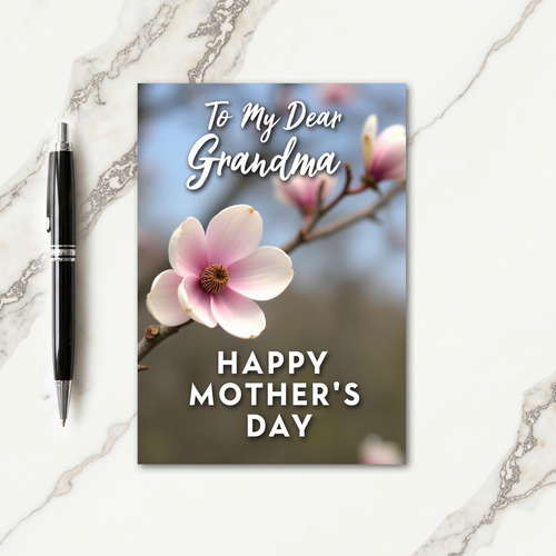 Loving Grandmas Day Bloom Card