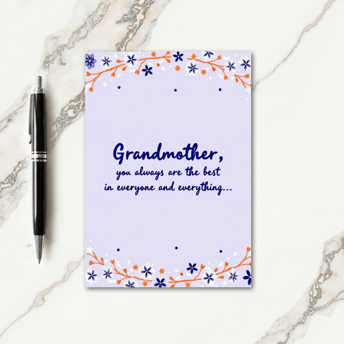 Loving Grandmother Tribute Card