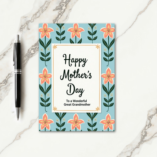 Loving Grandmothers Day Image Card