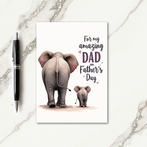 Loving Grey Paternal Card