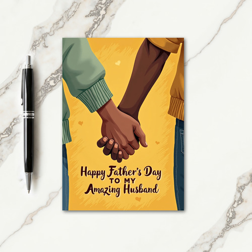 Loving Hands Fathers Day Card