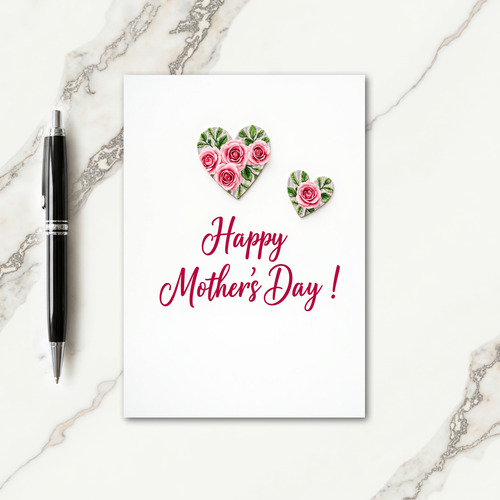 Loving Hearts Mothers Day Card