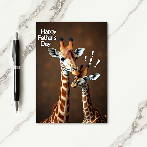 Loving Herbivore Fathers Day Card