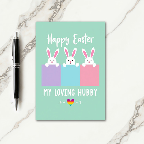 Loving Hubby Easter Time Card
