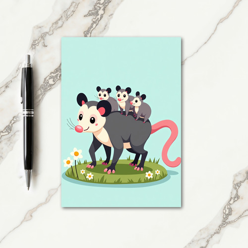 Loving Marsupial Family Card