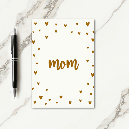 Loving Mom Embossed Art Card