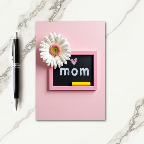 Loving Mom Flower Art Card