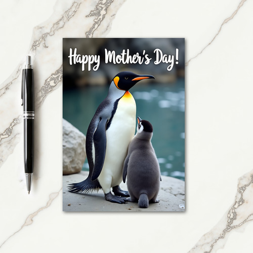 Loving Mother Bird Scene Card