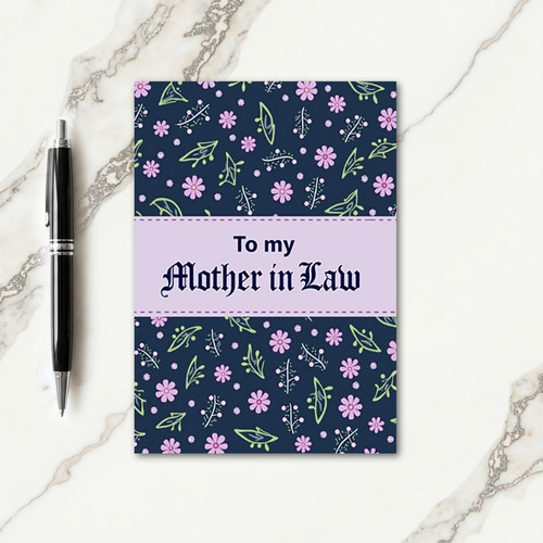 Loving Mother In Law Floral Card