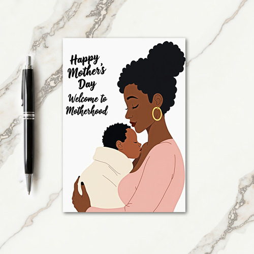 Loving Motherhood Scene Card