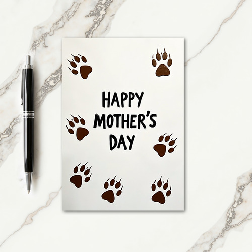 Loving Mothers Day Animal Art Card