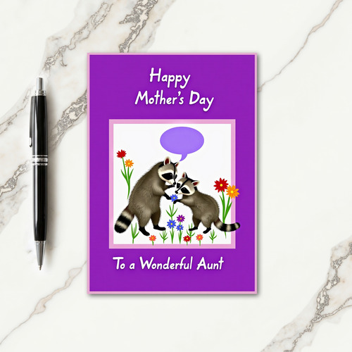 Loving Mothers Day Animals Card