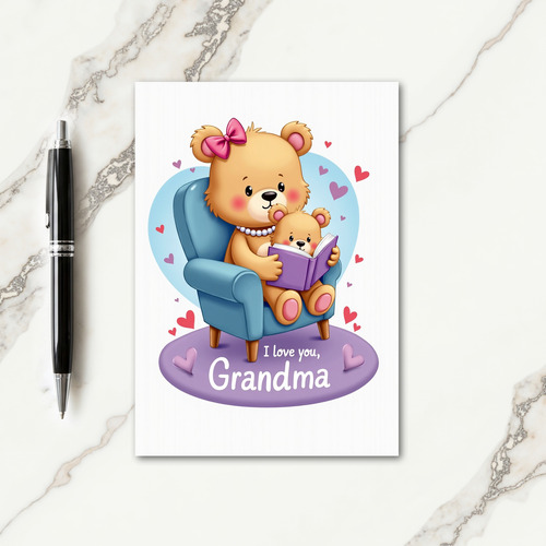 Loving Mothers Day Bears Card