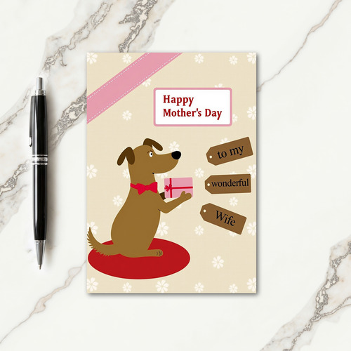 Loving Mothers Day Bow Card