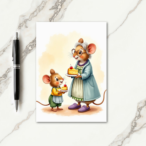 Loving Mothers Day Cheesecake Card