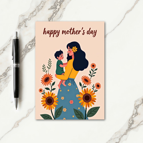 Loving Mothers Day Child Card
