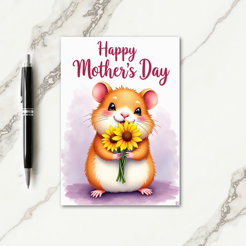 Loving Mothers Day Critter Card